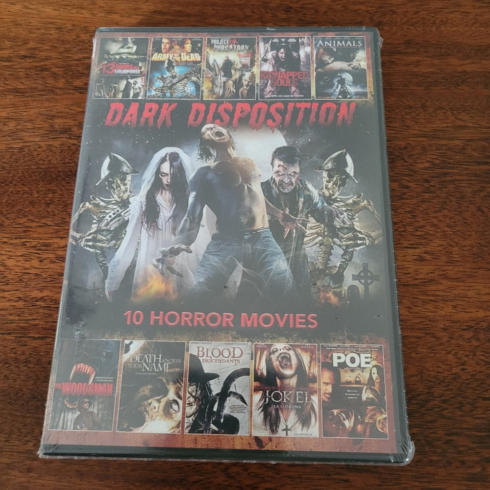 Dark Disposition — 10 Full-Length Obscure Underground Horror Movies — Brand New